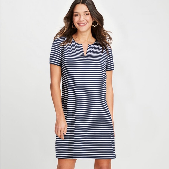 Vineyard Vines Dresses & Skirts - Vineyard Vines Navy and White Striped Sankity Tunic Dress